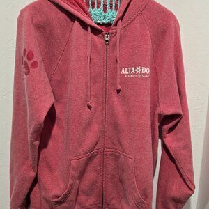 🐾 Sophie-Inspired Comfort – Zip-Up Hoodie Sweatshirt (Size L) 🐾